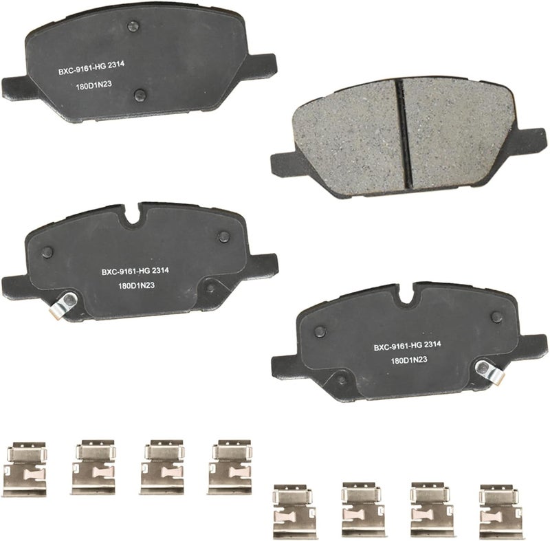 Bendix Premium SBC2314 Ceramic Front Brake Pads for Buick Envision 2023-2021, Cadillac CT4 2022-2021, CT5 2022-2020, XT4 2022-2020, Chevrolet Camaro 2023 - Image 1